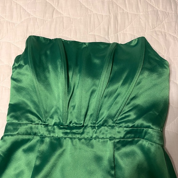 Size M Retrofete Green Silk Corset dress & gold chain straps (nwot)REVOLVE Brand - Picture 8 of 8